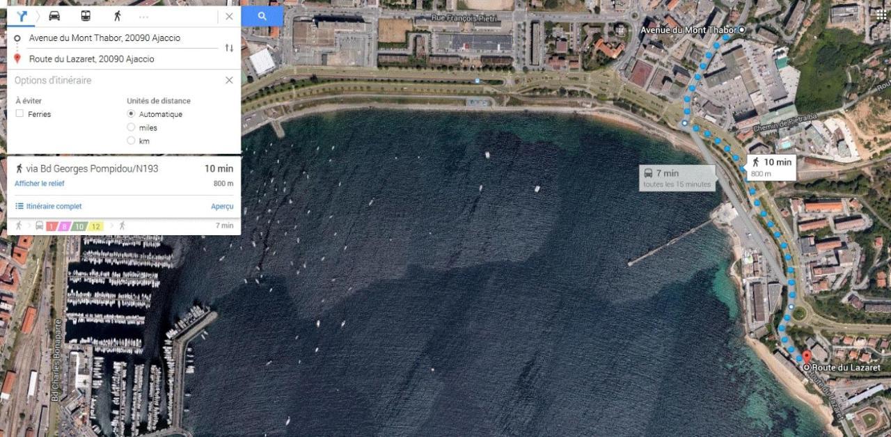 Bel Orizonte, Grand Appart 70M2 Vue Mer Ajaccio  Exterior photo